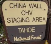 China Wall Staging Area