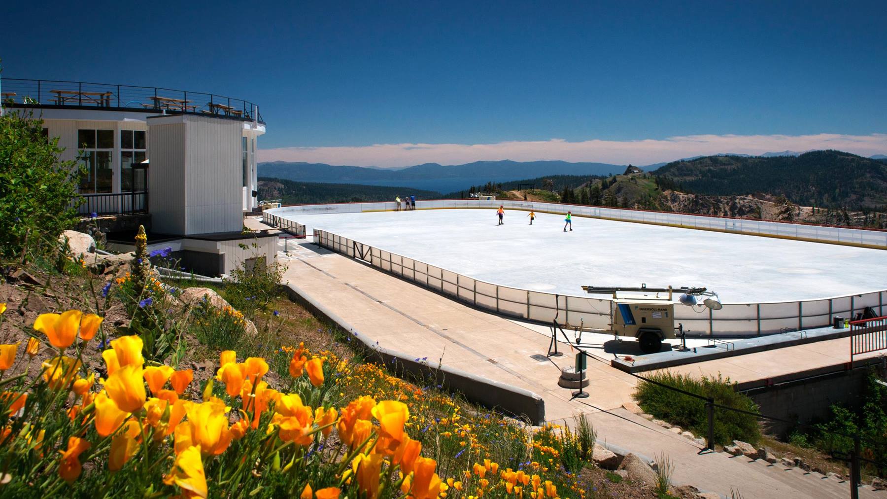 Roller Skating at High Camp