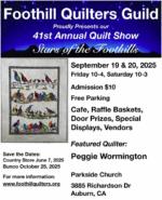 41st Annual Quilt Show: Stars of the Foothills