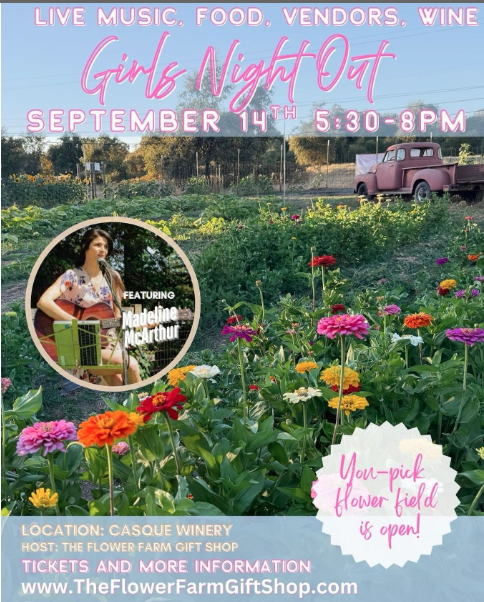 Girls Night Out at the Flower Farm