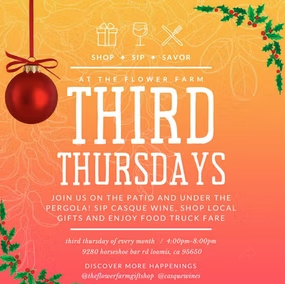 December Third Thursday At The Flower Farm