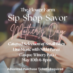 Sip • Shop • Savor on the Casque Winery patio