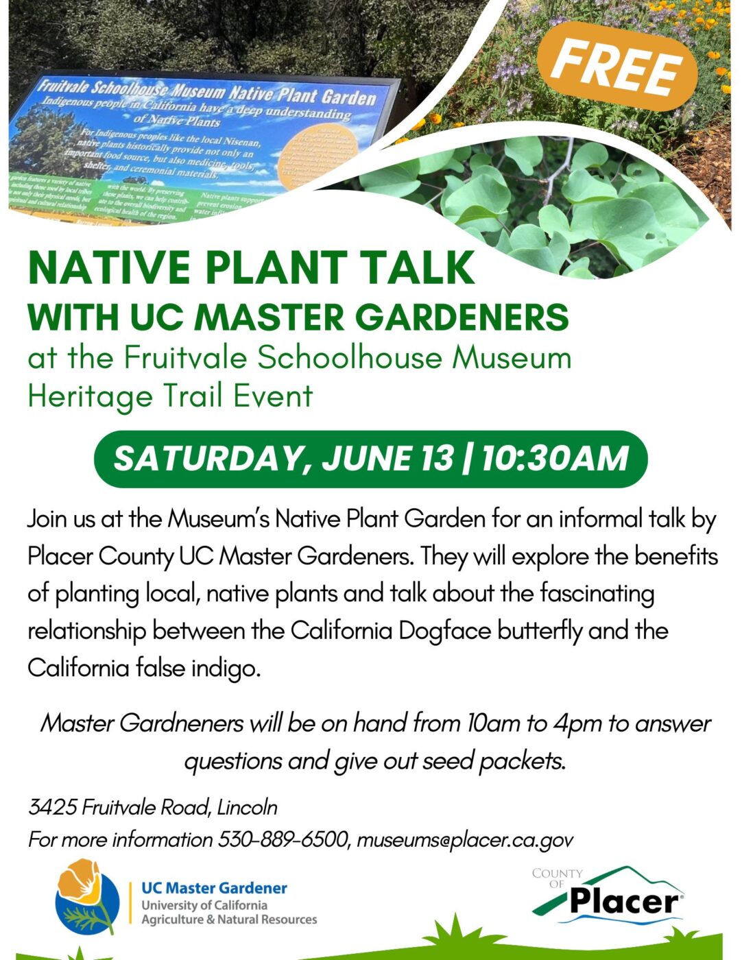 Native Plant Talk – Heritage Trail