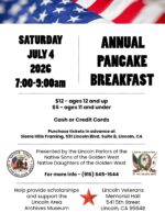 Annual 4th of July Pancake Breakfast