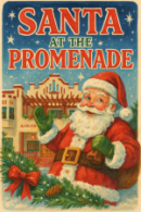 Santa At The Promenade in Downtown Auburn